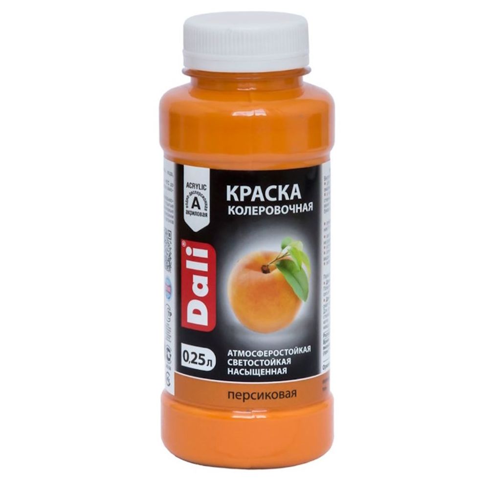 Краска-колер DALI персиковый 0,25л (Рогнеда) Краска-колер DALI персиковый 0,25л (Рогнеда)