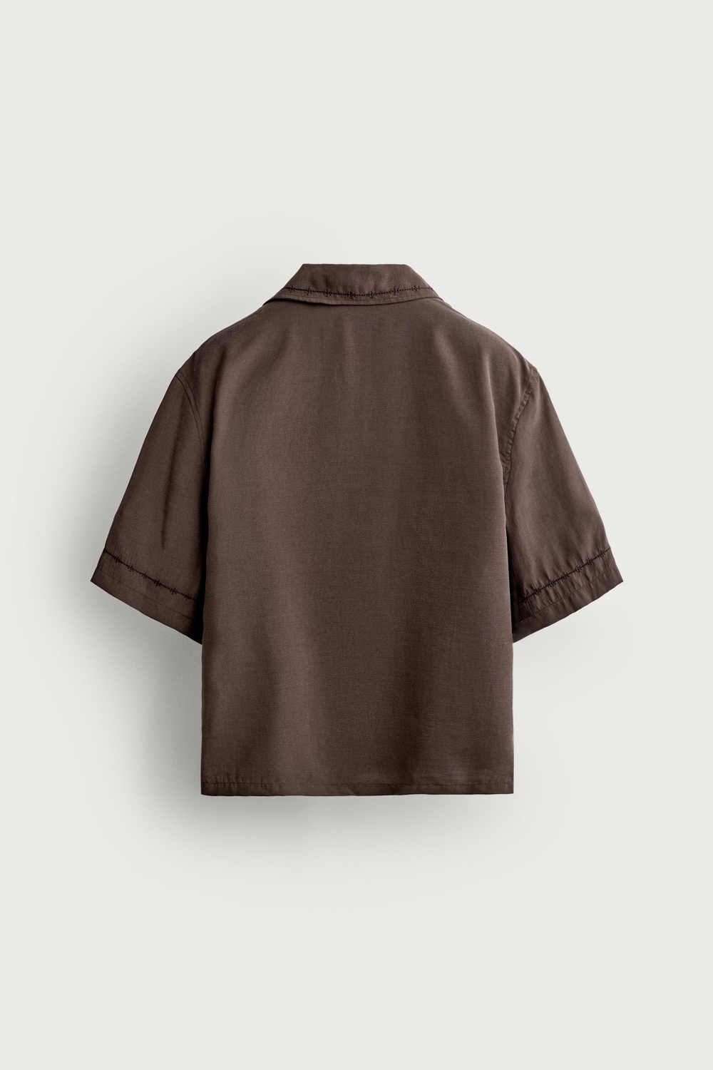 РУБАШКА RELAXED FIT С ВЫШИВКОЙ — ZARA · 4795/130