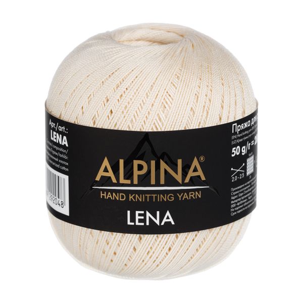Пряжа Alpina Lena / уп.10 мот. по 50г, 280м, 07 св. св. бежевый