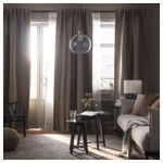 Комплект штор IKEA VILBORG (ВИЛБОРГ), Коричневый, 145х250 см, 2 шт
