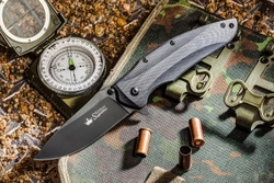 Складной нож Zedd AUS-8 Black Titanium - изображение 4