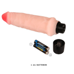 Вибратор 15,5см телесного цвета Bior Toys Erowoman-Eroman Realistic Cock Vibe EE-10056