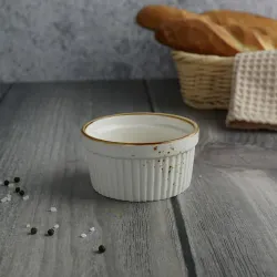 Соусник 150 мл d 9 см h4,7 см круглый Рамекин фарфор Elegance Sun P.L. Proff Cuisine [6]