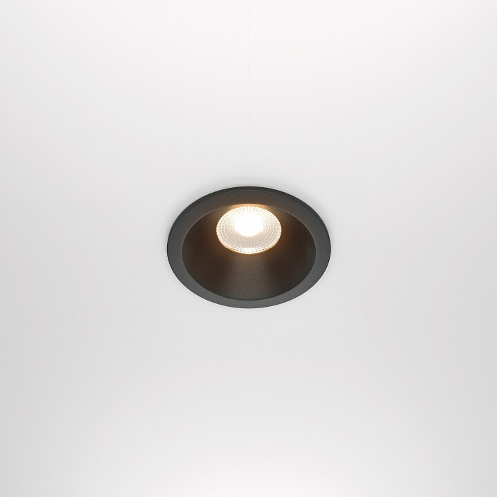 Встраиваемый светильник Maytoni Zoom DL034-01-12W2.7K-B