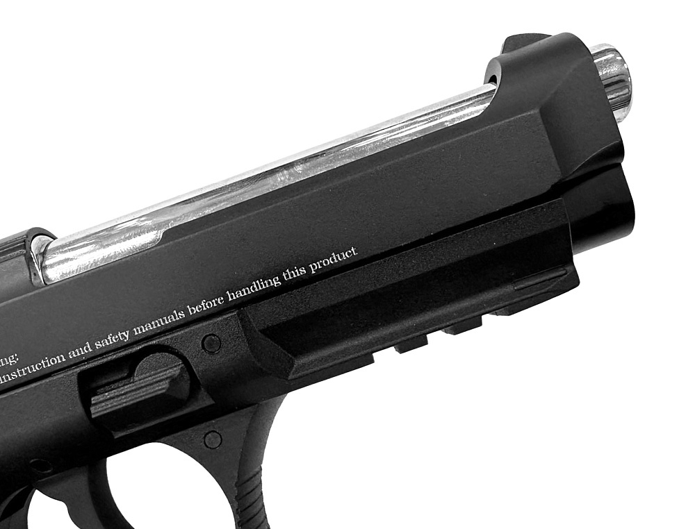 Пистолет пневматический EKOL ES P92 Blowback Black (металл) 4,5 мм