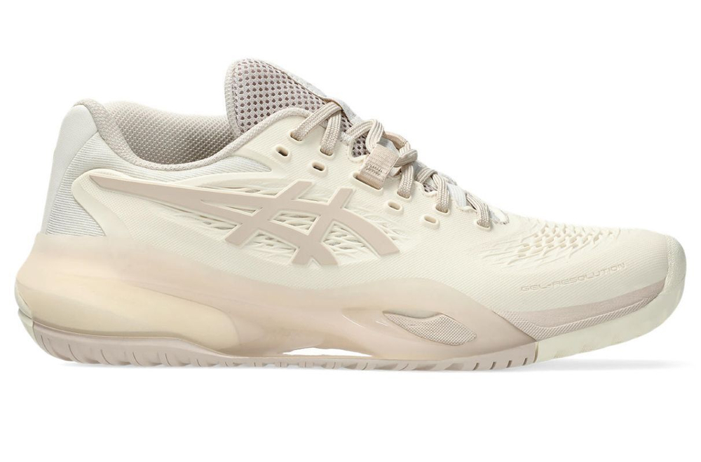 Женские Кроссовки теннисные Asics Gel-Resolution X - cream/mineral beige