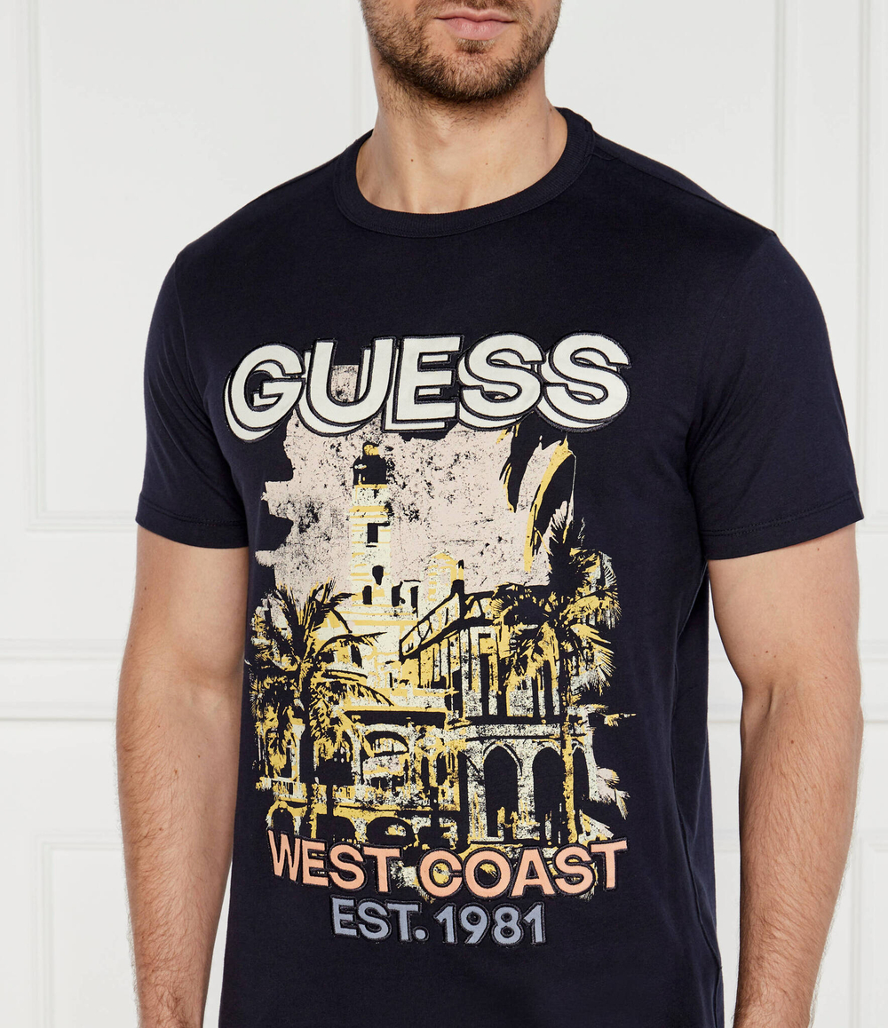 Футболка WEAST COAST GUESS - темно-синий(M4YI22 K8FQ4)