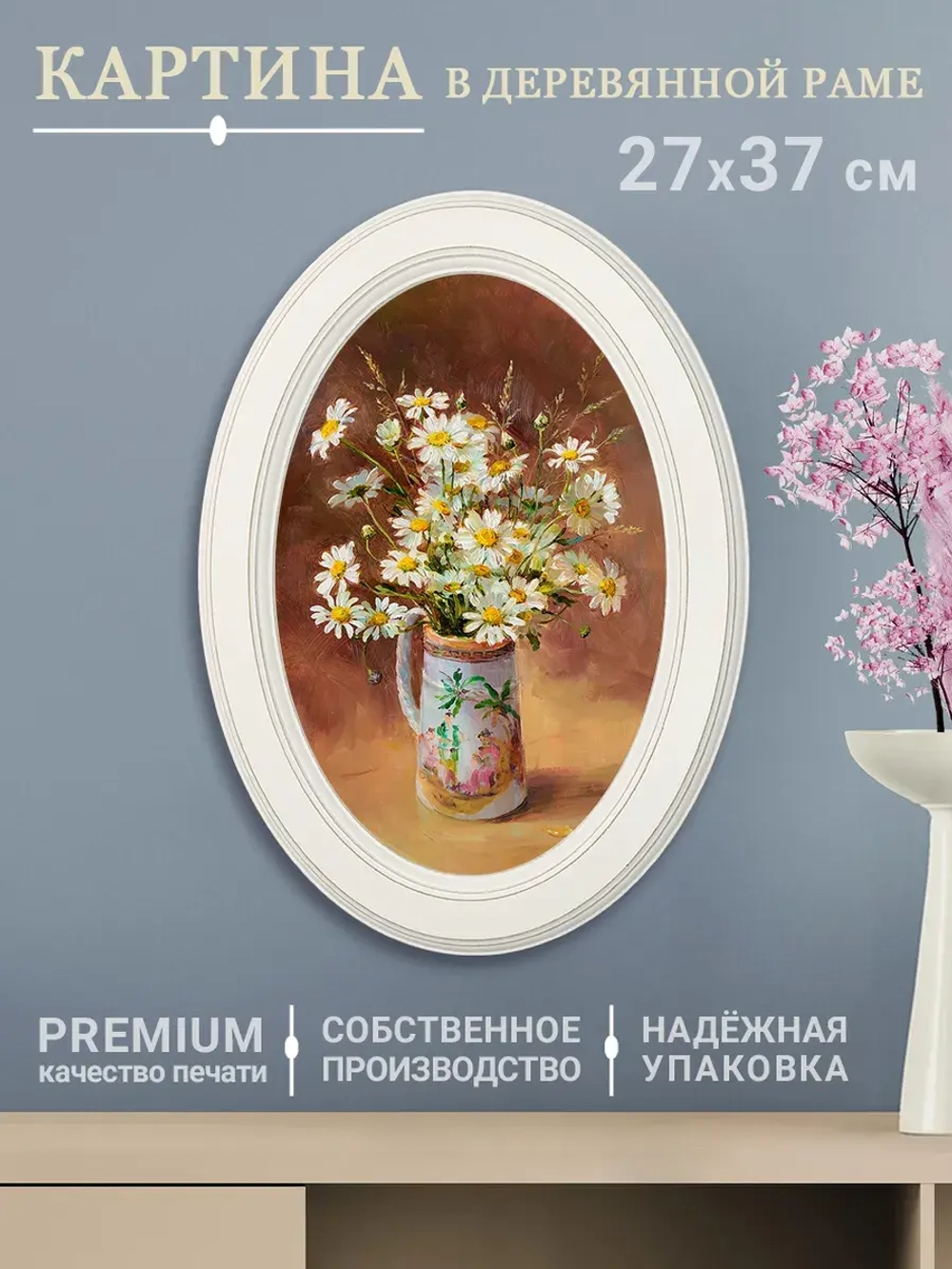 Картина на стену интерьерная на холсте 27*37 см