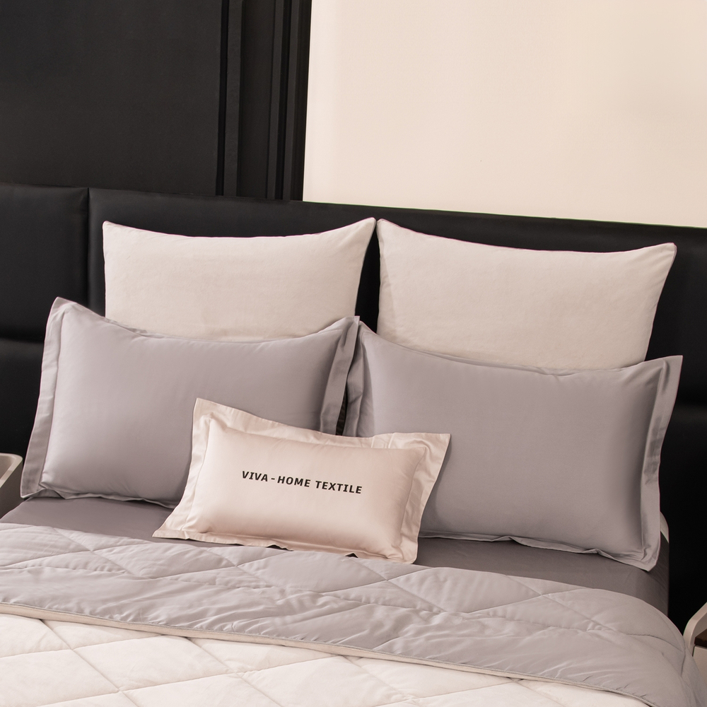 КПБ на резинке Сатин Velvet Premium с Одеялом VPR010, Евро, 4 наволочки, простынь 180*200*25