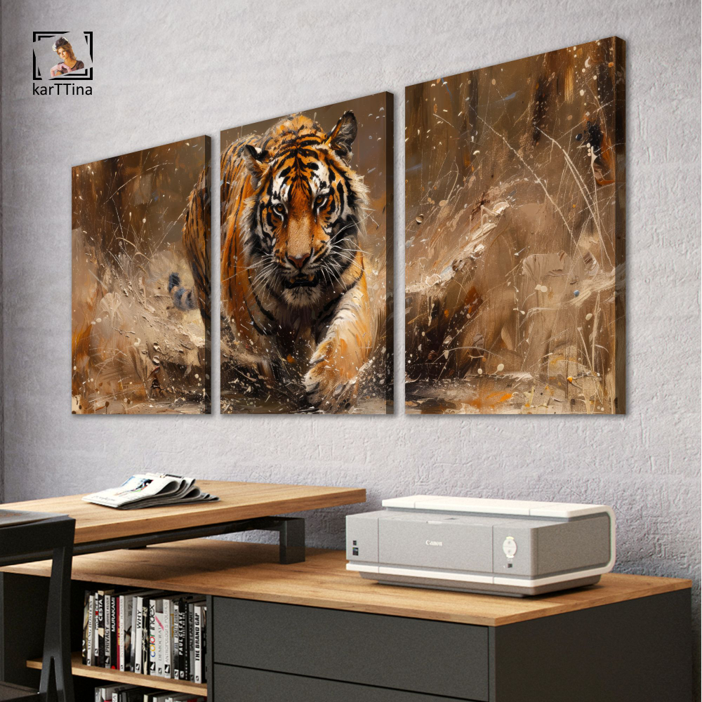 Картина karTTina "Три обезьянки", 150 см х 70 см