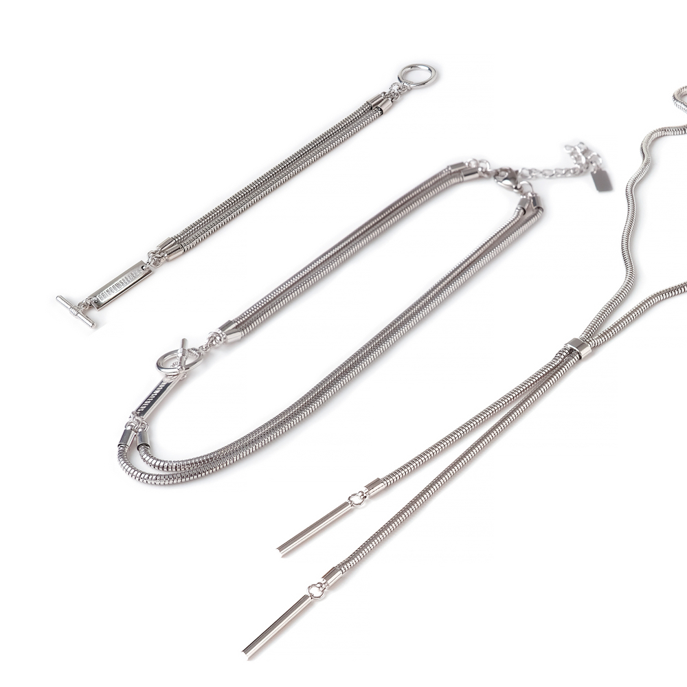 snakechain set silver