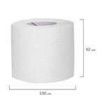 Бумага туалетная 2-х слойная, Mega Pack (32 рулона по 15 метров), LAIMA LUXE, 100% целлюлоза, 115398, 5087443