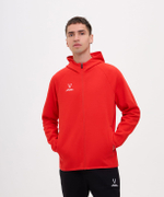 Худи на молнии ESSENTIAL Athlete Hooded FZ Jacket, красный