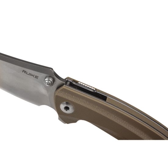 Складной нож Ruike P155-B черный c клинком из стали Sandvik™ 14C28N, рукоять G10