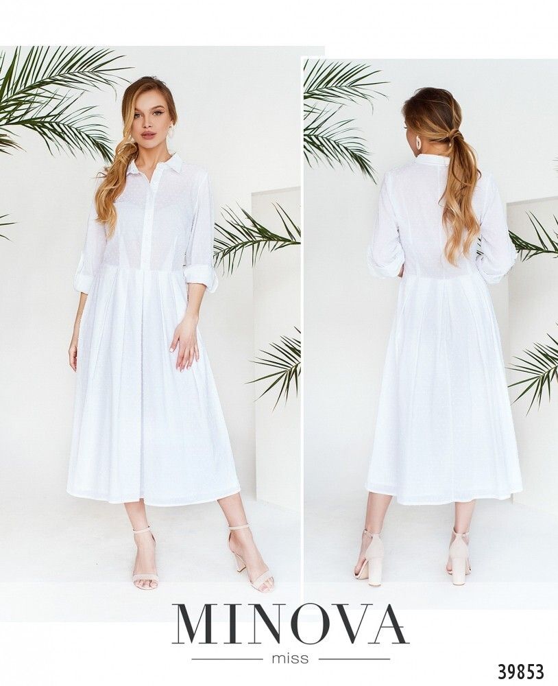 Платье 3151-белый Minova Платье 3151-белый Minova
