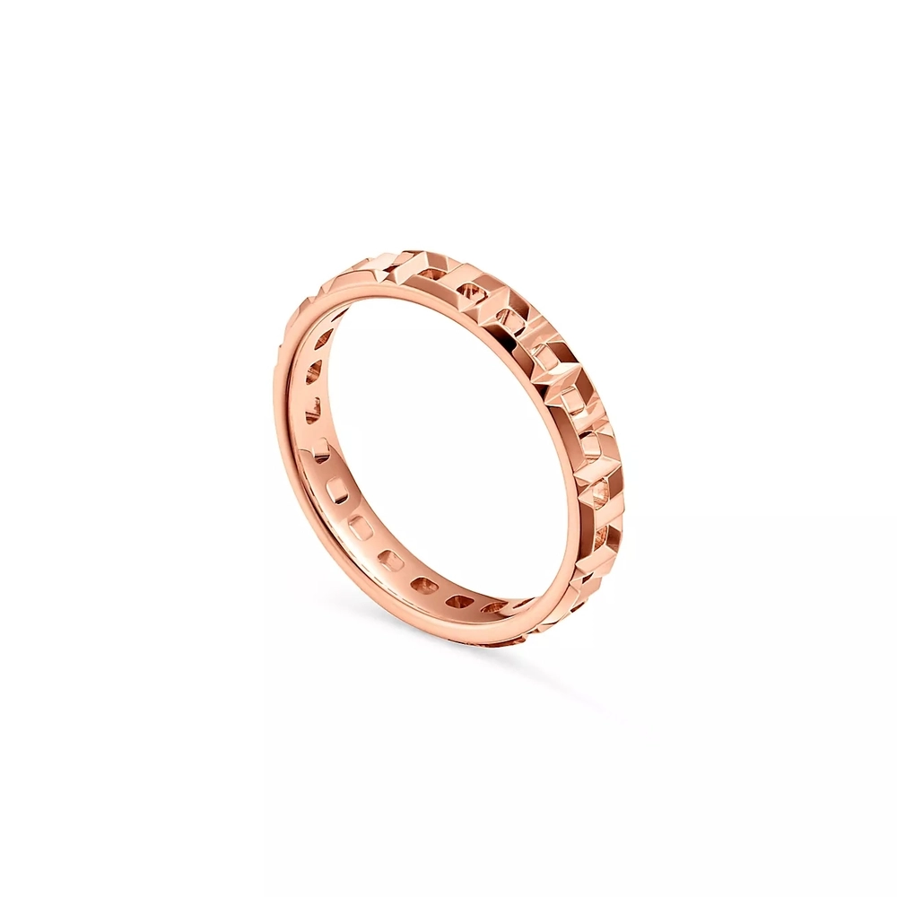 Кольцо из розового золота, Tiffany💠 True Narrow, В наличии