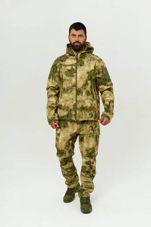Костюм тактический утепленный Softshell Мох
