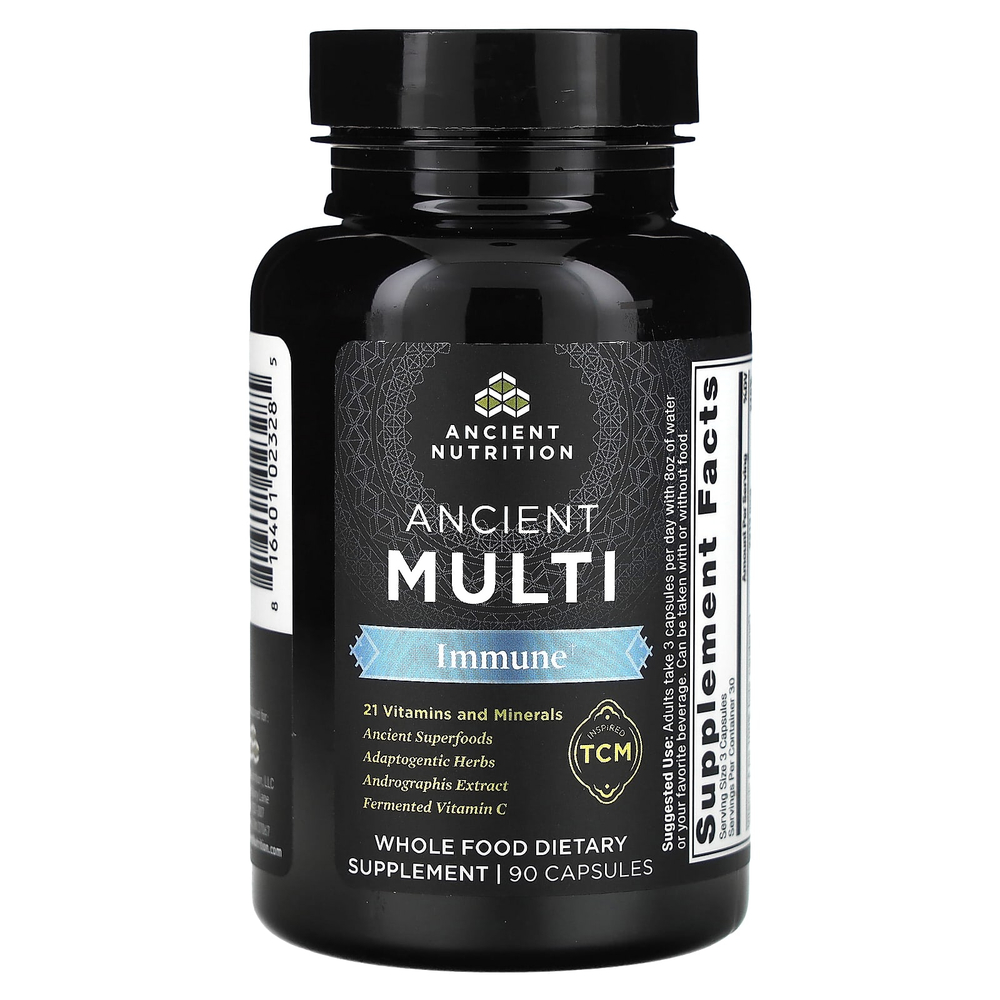 Ancient Nutrition, Ancient Multi, добавка для иммунитета, 90 капсул
