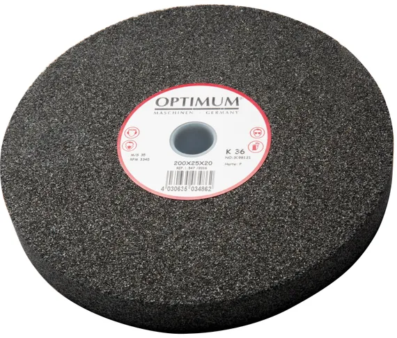 Круг шлифовальный Optimum Ø 200×25×20 мм, P80