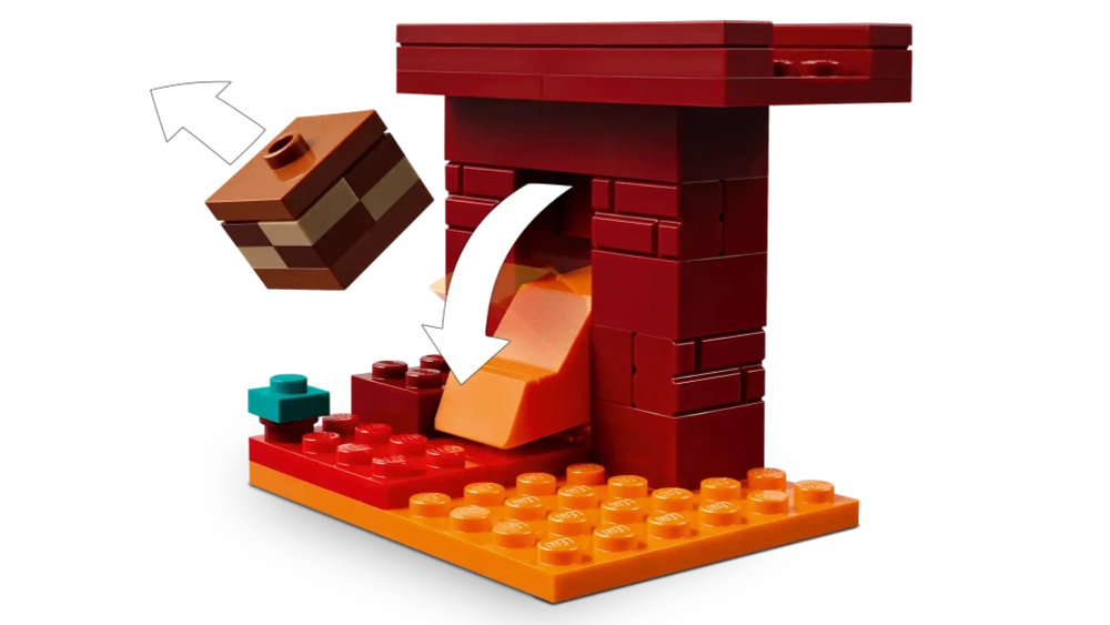Конструктор LEGO Minecraft 21266 Битва за Нижнюю лаву