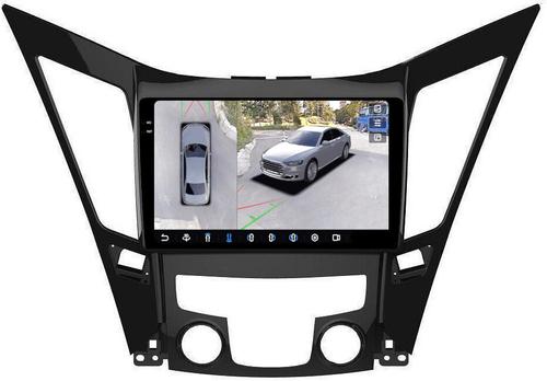 Магнитола для Hyundai Sonata 6 2010-2013 - FarCar BX794M-360 монитор 9.5" 2K QLED на Android 13, Быстрая, CarPlay, 4G SIM-слот, 4 камеры в комплекте