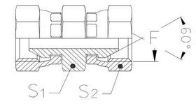 Соединение PS BSP 1" BSP 1"