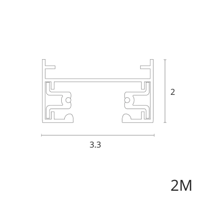 Шинопровод Arte Lamp TRACK ACCESSORIES A540206