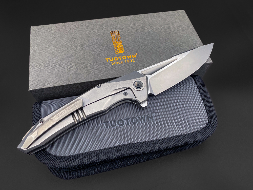 Складной нож Guerrero M390 CrystalTi carbon