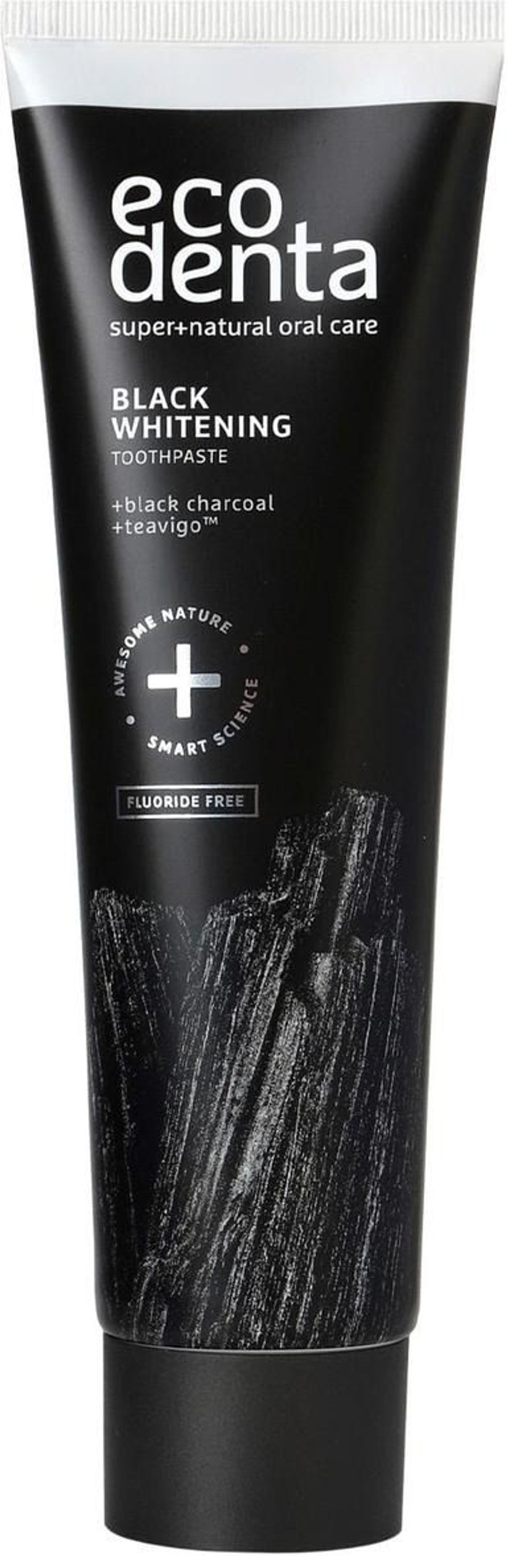 Зубная паста отбеливающая с углем Ecodenta Black Whitening, 100 мл (из Финляндии)