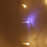 Гирлянда для улицы ЗАНАВЕС «Мерцание» ш2* в3,0 м 480 ламп LED, прозрач.пров,1 реж.,IP-54, Теплый белый, белый мерцает (возможность соединения)