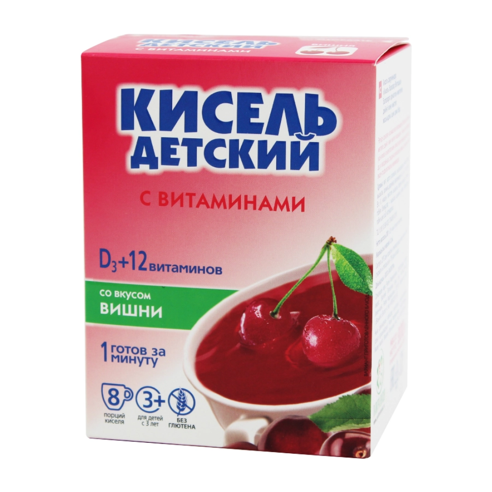 Кисель детский с витаминами со вкусом вишни Витошка 25 гр