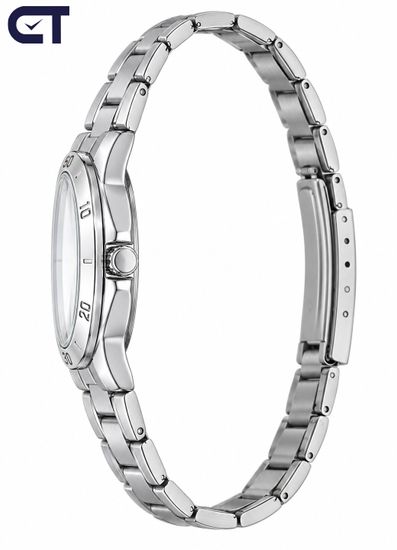 CASIO LTP-V004D-7B CASIO Collection женские наручные часы — светлый циферблат, стальной браслет и удобная индикация даты