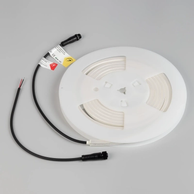 Лента герметичная WAVE-SIDE-PU-A120-06x12mm 24V Day4000 (8 W/m, IP68, 3m, wire x1) (Arlight, Вывод прямой, 3 года)