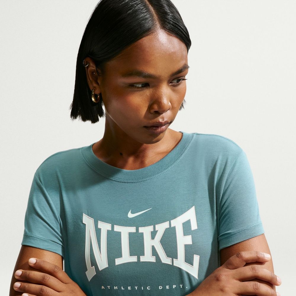 Футболка женская NIKE W NSW MOD CROP ATH LEAGUE TEE