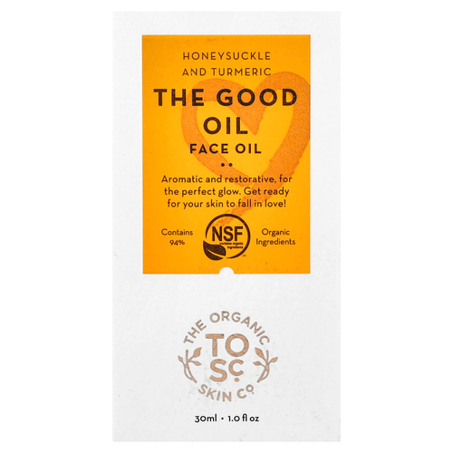 The Organic Skin Co., The Good Oil, масло для лица, жимолость и куркума, 30 мл (1 жидк. унц.)
