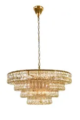 Люстра подвесная NewRgy 49664/D800 PT BRS, 18×40 Вт, латунная