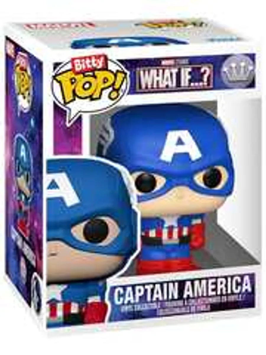 Funko Bitty POP! Bitty Bot Marvel. What If...?: Captain America Mech with Captain America