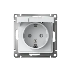 Розетка с крышкой Systeme Electric AtlasDesign Лотос ATN001346