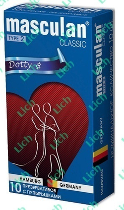 Презервативы Masculan Classic с пупырышками (Dotty)