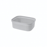 Лоток "вельвет", 190х150х70 мм, 1,45л (светло-серый флэк)