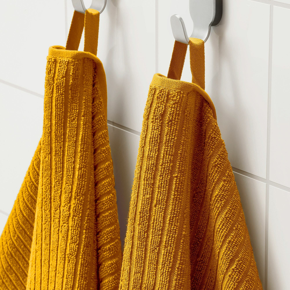 Полотенце IKEA VAGSJON (ВОГШЁН), Желтый, 40х70 см