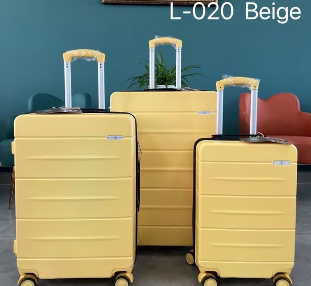 Большой чемодан Bon-Voyage Model Seven, Желтый, XL