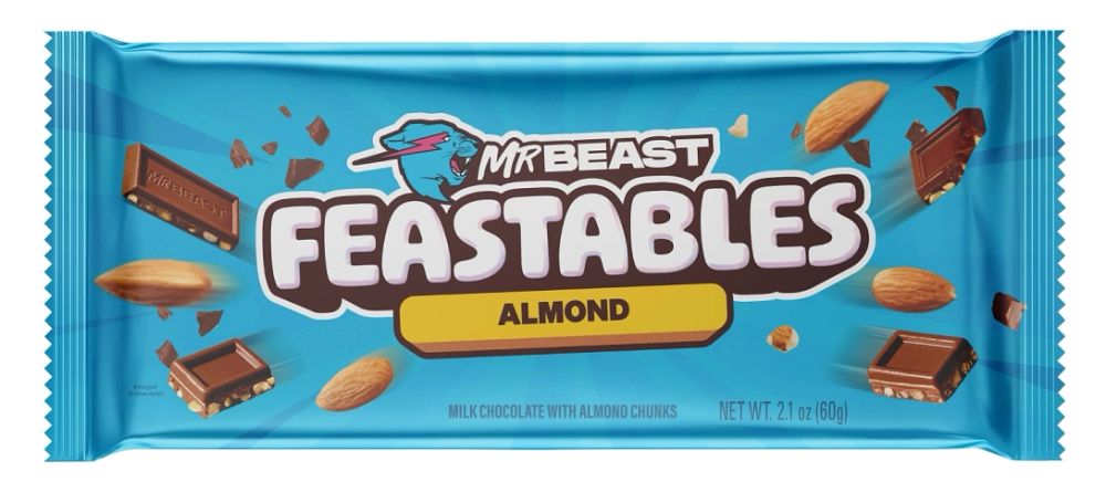 Шоколад Mr.Beast молочный Миндаль 60г
