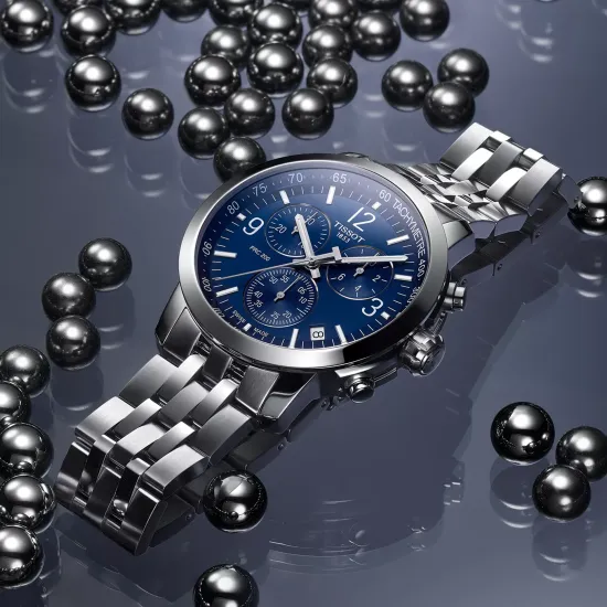 Мужские часы Tissot PRC 200 Chronograph T114.417.11.047.00