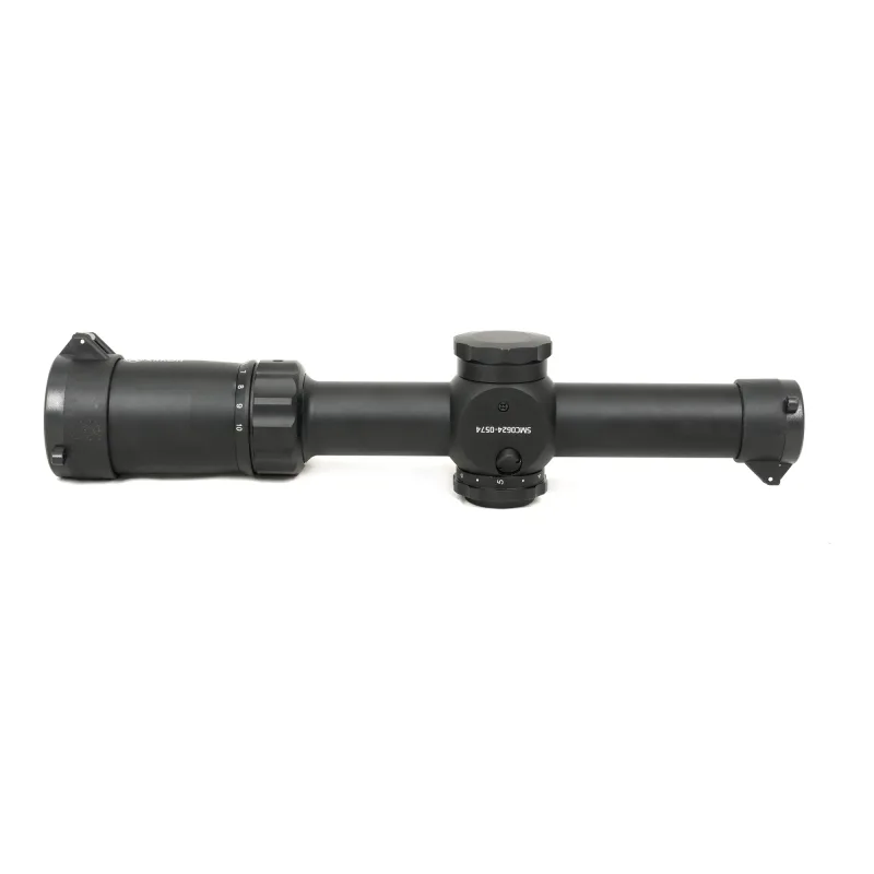 Оптический прицел ARKON Model C 1-10x24 MC9-2DMRAD - вид снизу, серийный номер и кольцо регулировки кратности