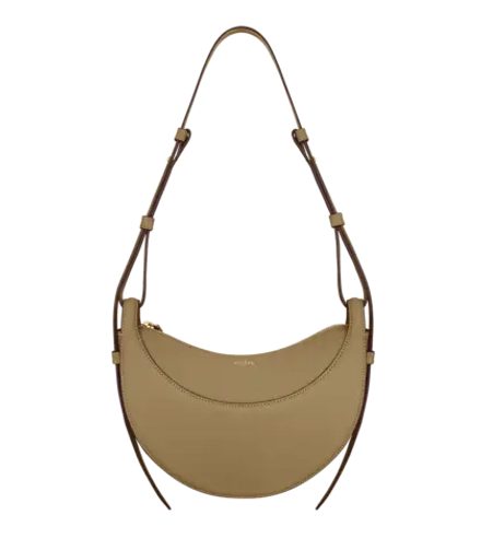 POLENE РЕЛЬЕФНАЯ СУМКА NUMERO DIX, ОЛИВКОВЫЙ