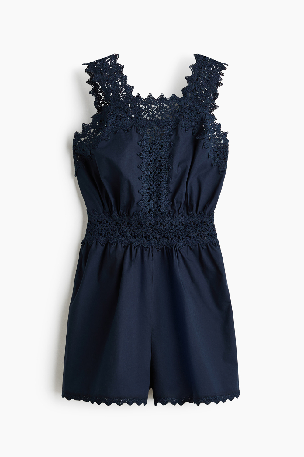 Комбинезон с кружевом из хлопка - H&M