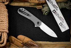 Нож Civivi Elementum C907B сталь D2 Satin Finished рукоять Gray G10