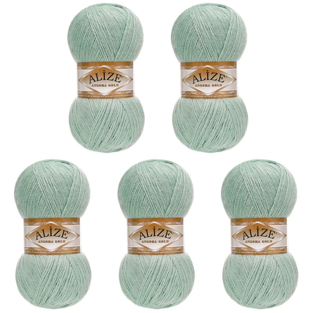 Пряжа Alize (Ализе) Angora Gold / уп.5 мот. по 100 г, 550м, 515 миндаль A
