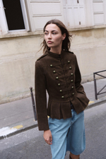ЖАКЕТ С БАСКОЙ И ПУГОВИЦАМИ — ZARA